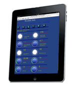 iPad Dials Blue